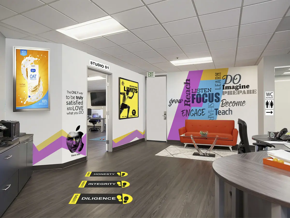 Transforming Businesses with Custom Wall Printing: The Power of Branded Interior Spaces
